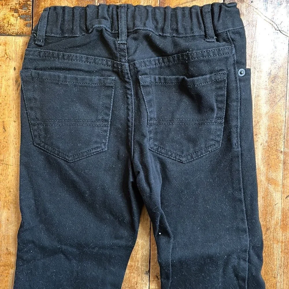 Place jeans size 5 boys skinny black jeans fall winter adjustable waist